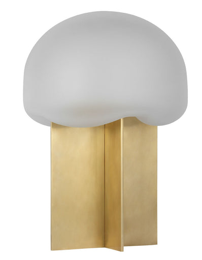 Fio LED Table Lamp Hand Rubbed Antique Brass