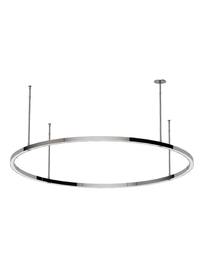 Stagger LED Chandelier Nightshade Black