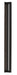 Tall Black LED sconce with pull handle shape.