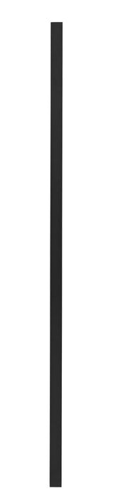 Square black pull handle shaped sconce.
