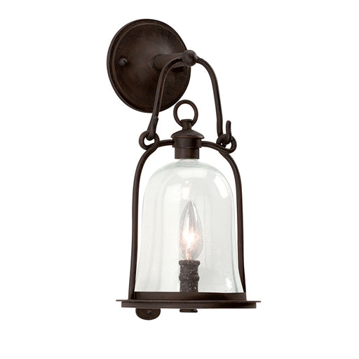 Owings Mill One Light Wall Lantern Textured Black