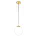 CWI Lighting - 1273P10-1-602 - LED Pendant - Hoops - Satin Gold