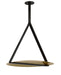 Visual Comfort Modern - PBPD35127BZ/NB - LED Pendant - Cymbal - Dark Bronze/Natural Brass