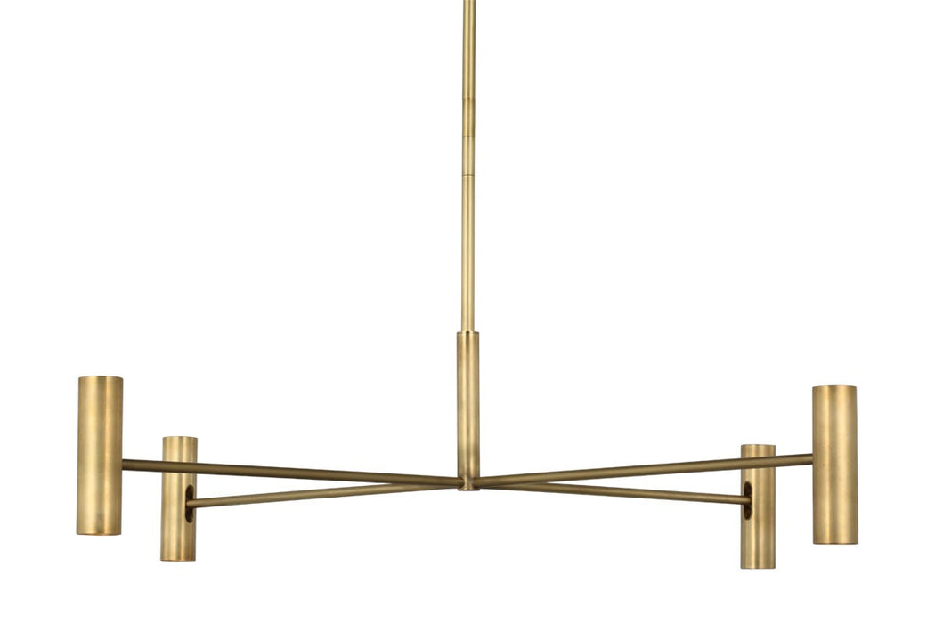 Visual Comfort Modern - SLCH57030HAB - LED Chandelier - Ponte - Hand Rubbed Antique Brass