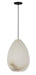 Visual Comfort Modern - SLPD545ALBB - One Light Pendant - Alina - Nightshade Black