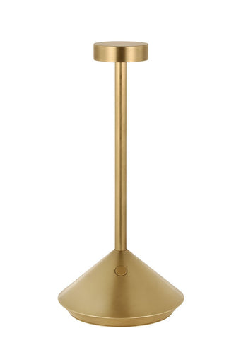 Moneta LED Table Lamp Hand Rubbed Antique Brass