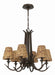 Craftmade - 58326-ABZ - Six Light Chandelier - Kokomo - Aged Bronze Brushed
