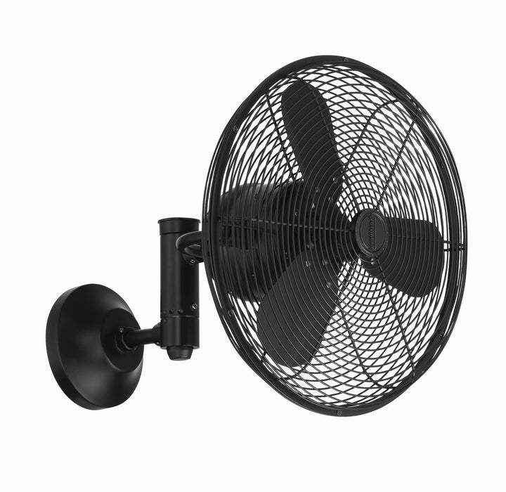 Craftmade - BW414FB3 - 14"Wall Fan - Bellows IV Indoor/Outdoor - Flat Black