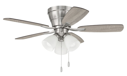 Craftmade - WHL42BNK5C3 - 42"Ceiling Fan - Wheeler 42 3-Light - Brushed Polished Nickel