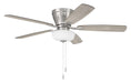 Craftmade - WHL52BNK5C1 - 52"Ceiling Fan - Wheeler 52 2-Light Bowl - Brushed Polished Nickel