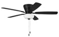 Craftmade - WHL52FB5C1 - 52"Ceiling Fan - Wheeler 52 2-Light Bowl - Flat Black