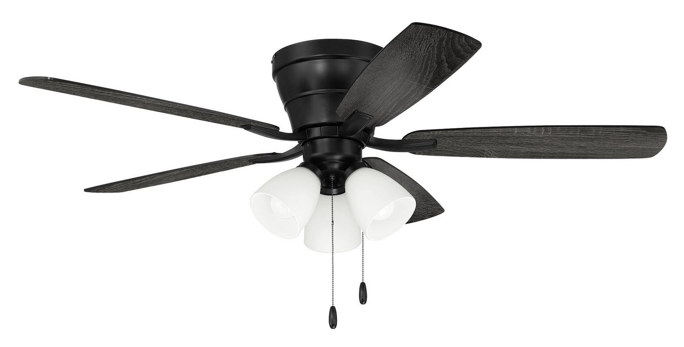 Craftmade - WHL52FB5C3 - 52"Ceiling Fan - Wheeler 52 3-Light - Flat Black