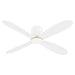 Quorum - 3-124-6 - 56"Ceiling Fan - Myriad - White