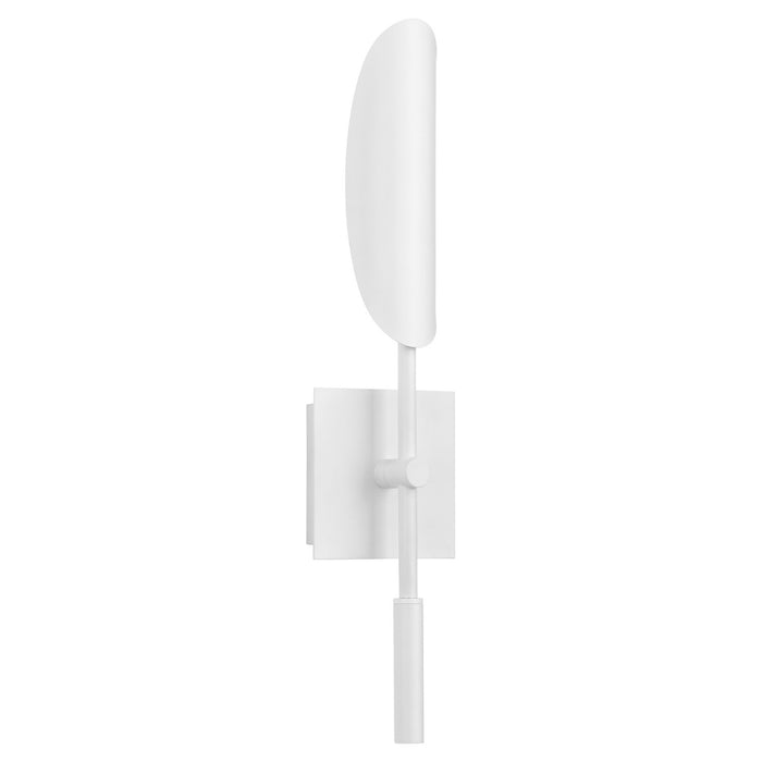 Oxygen - 3-405-640 - LED Wall Sconce - Pivot - White W/ Aged Brass