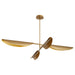 Quorum - 3-407-40 - LED Chandelier - Pivot - Aged Brass