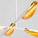 Quorum - 3-407-640 - LED Chandelier - Pivot - White|Aged Brass