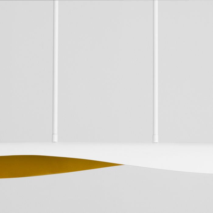 Oxygen - 3-408-640 - LED Chandelier - Pivot - White W/ Aged Brass