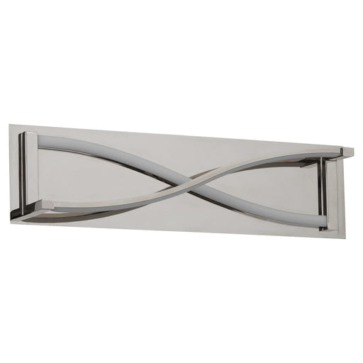 Hyperion LED Vanity Polished Nickel