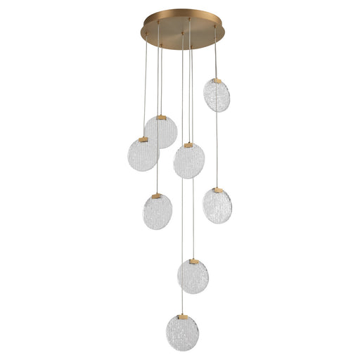 Quorum - 3-6051-40 - LED Pendant - Axiom - Aged Brass