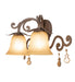 Meyda Tiffany - 120185 - Two Light Wall Sconce - Christiana - Pompeii Gold