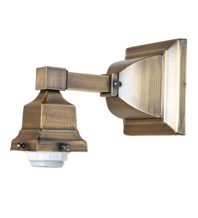 Meyda Tiffany - 181221 - One Light Wall Sconce Hardware - Mission - Antique Brass