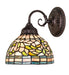 Meyda Tiffany - 250245 - One Light Wall Sconce - Tiffany Turning Leaf