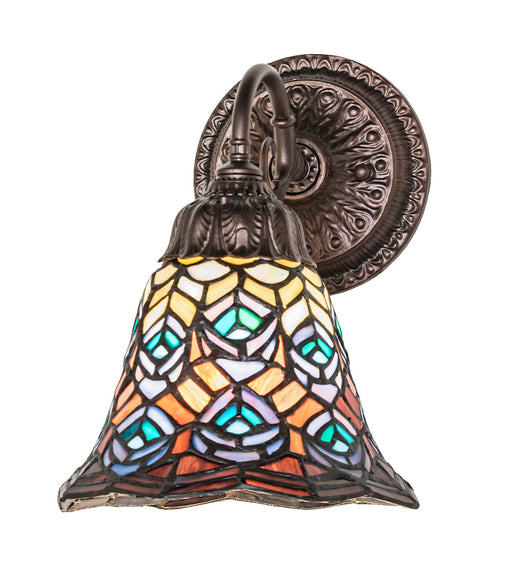 Meyda Tiffany - 270799 - One Light Wall Sconce - Tiffany Peacock Feather