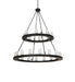 Meyda Tiffany - 270992 - 24 Light Chandelier - Loxley - Solar Black