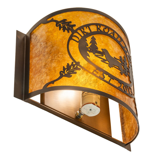 Meyda Tiffany - 271583 - One Light Wall Sconce - Personalized - Dark Burinished Antique Copper