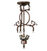 Meyda Tiffany - 271867 - Three Light Semi-Flushmount - Rose Garden - Mahogany Bronze