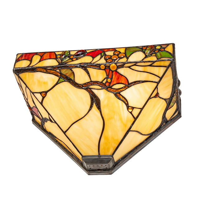 Meyda Tiffany - 273039 - Two Light Wall Sconce - Woodland Berries