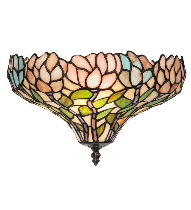 Meyda Tiffany - 273853 - Three Light Flushmount - Wisteria