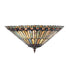 Meyda Tiffany - 274068 - Three Light Flushmount - Tiffany Jeweled Peacock