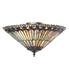 Meyda Tiffany - 274068 - Three Light Flushmount - Tiffany Jeweled Peacock