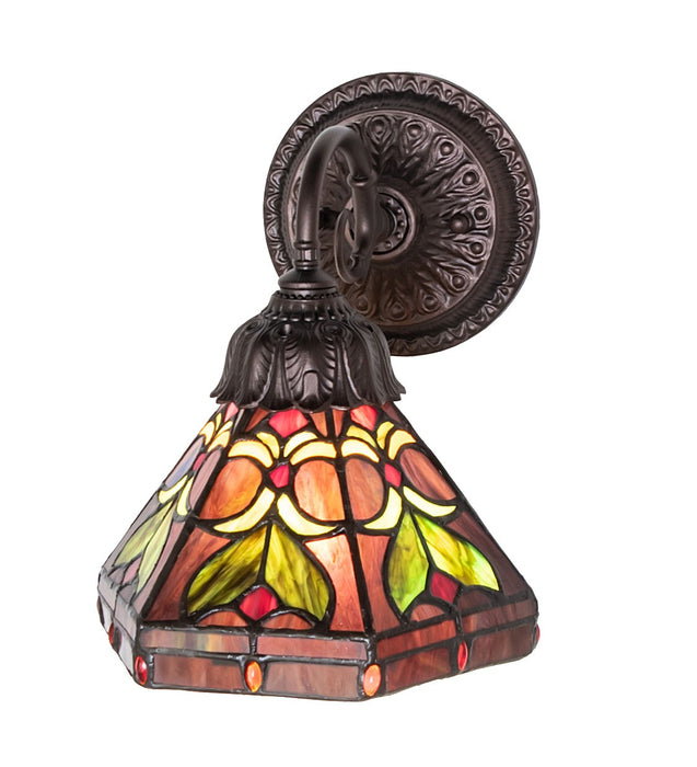 Meyda Tiffany - 274146 - One Light Wall Sconce - Middleton - Mahogany Bronze