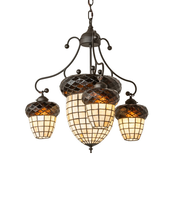 Meyda Tiffany - 272238 - LED Chandelier - Acorn - Oil Rubbed Bronze