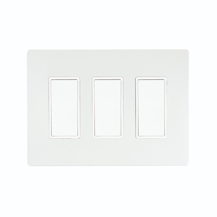 Eurofase - EFSSPW3 - On/Off Switch With Screwless Plate And Box - White