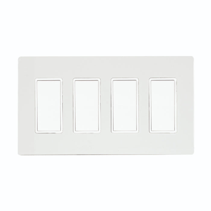 Eurofase - EFSSPW4 - On/Off Switch With Screwless Plate And Box - White