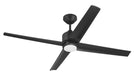 Craftmade - QUL52FB4-NWF - 52" Ceiling Fan - Quell 52" Indoor/Outdoor Ceiling Fan no Wifi - Flat Black