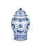 Currey and Company - 1200-0838 - Jar - South Sea - Imperial Blue/Off White