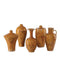 Currey and Company - 1200-0875 - Vase Set of 5 - Yellow/Brown