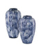 Currey and Company - 1200-0882 - Vase Set of 2 - Blue/White