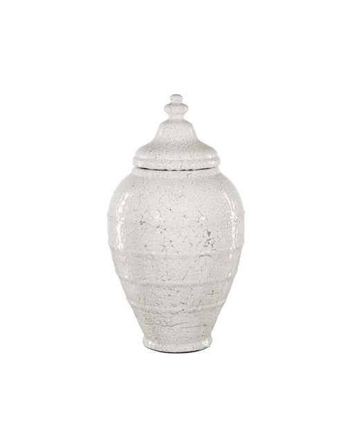 Currey and Company - 1200-0884 - Jar - Antique White