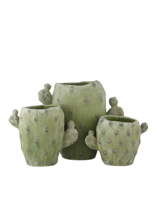 Currey and Company - 1200-0885 - Vase Set of 3 - Green