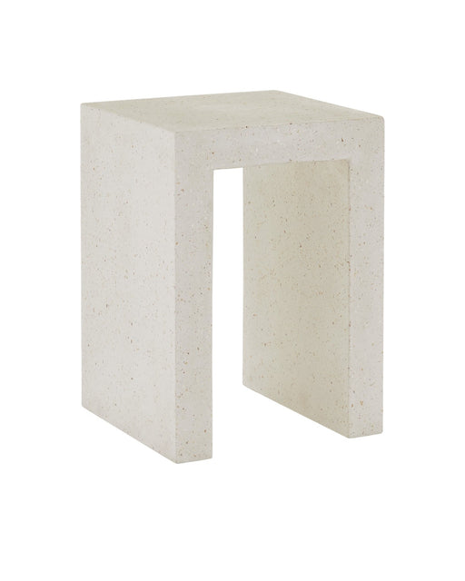 Currey and Company - 2000-0041 - Accent Table - Ivory Terrazzo