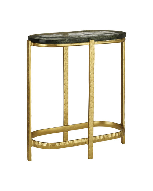 Currey and Company - 4000-0158 - Side Table - Acea - Gold/Clear