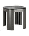 Currey and Company - 4000-0160 - Accent Table - Sev - Graphite/Clear