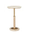 Currey and Company - 4000-0183 - Accent Table - Miles - Natural/Polished Brass