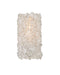 Currey and Company - 5000-0262 - One Light Wall Sconce - Contemporary Silver Leaf/Contemporary Silver/Natural