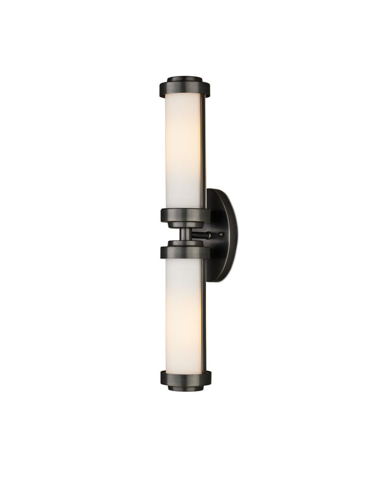 Currey and Company - 5800-0045 - Two Light Wall Sconce - Oil Rubbed Bronze/Opaque